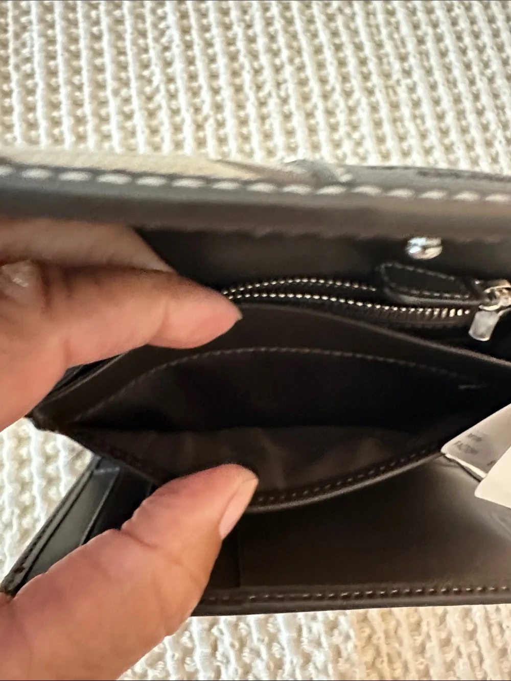 NWT Coach Hampton Signature Compact Clutch/Trifold Wallet